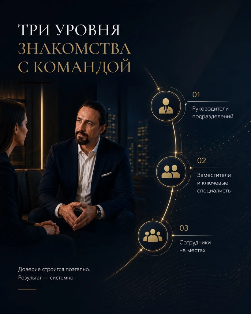 Три уровня знакомства с командой